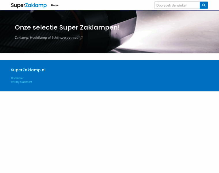 Superzaklamp.nl thumbnail