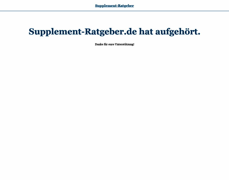 Supplement-ratgeber.de thumbnail