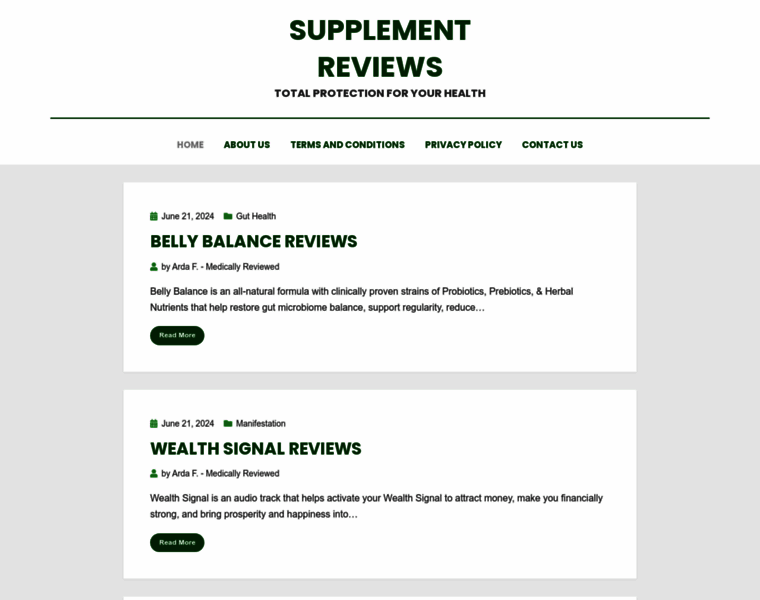 Supplementreviews.us thumbnail