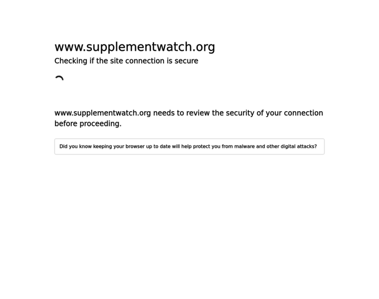 Supplementwatch.org thumbnail