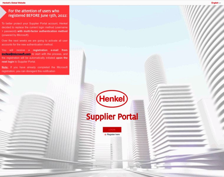 Supplier-portal.henkel.com thumbnail