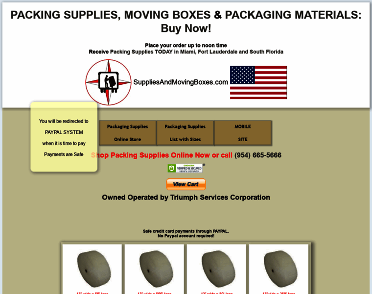 Suppliesandmovingboxes.com thumbnail