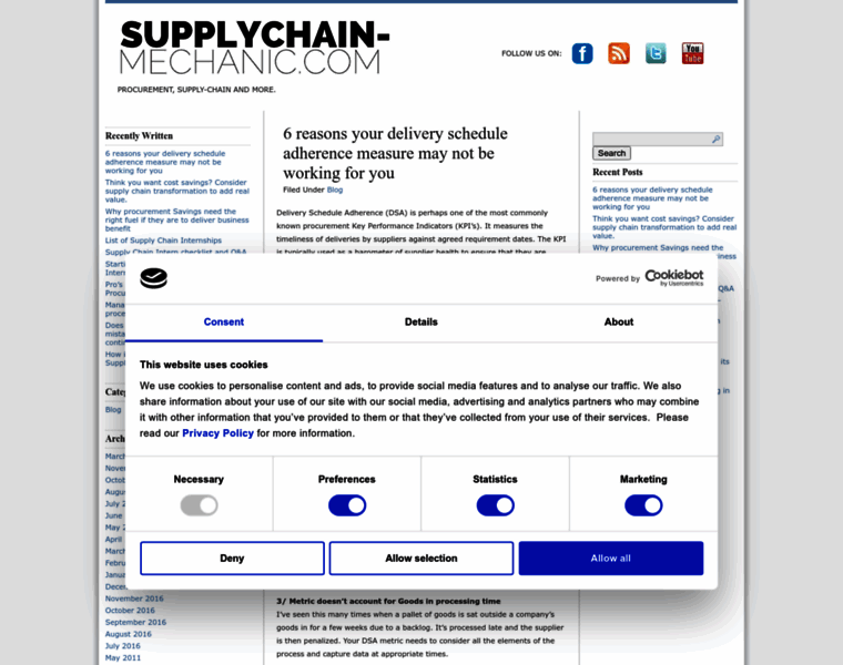 Supplychain-mechanic.com thumbnail