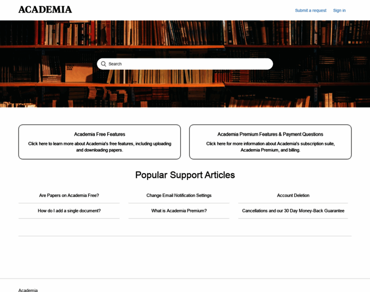 Support.academia.edu thumbnail