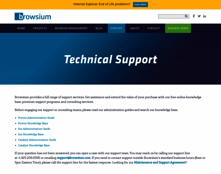 Support.browsium.com thumbnail