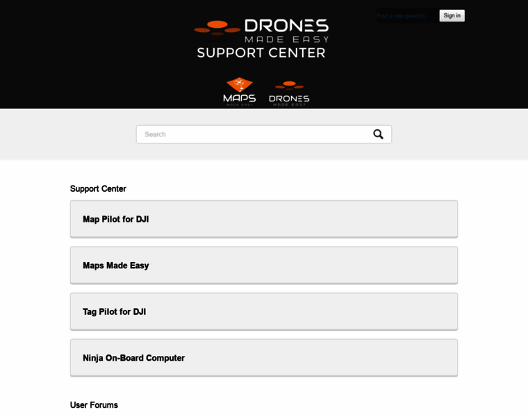 Support.dronesmadeeasy.com thumbnail