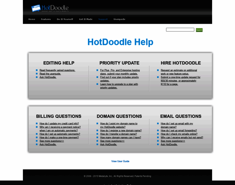 Support.hotdoodle.com thumbnail