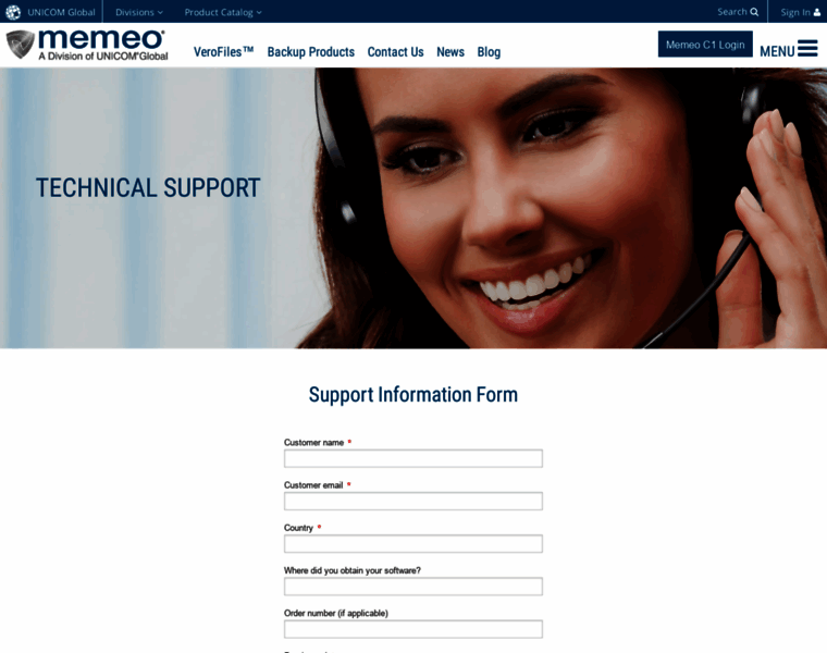 Support.memeo.com thumbnail