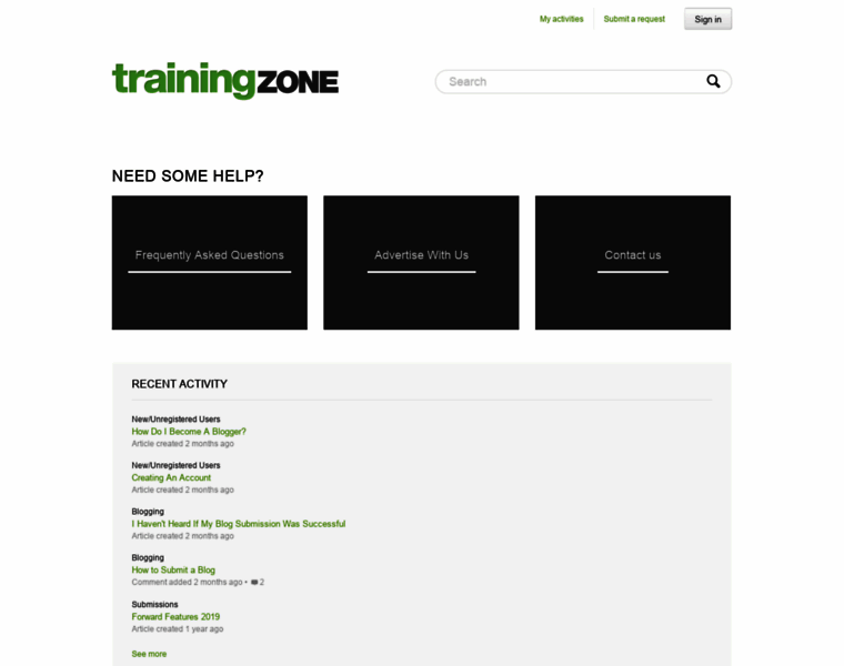 Support.trainingzone.co.uk thumbnail
