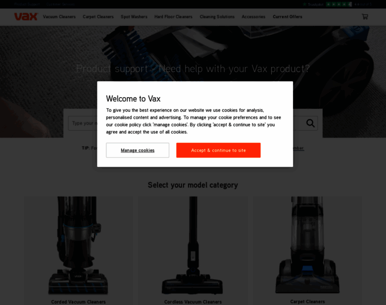 Support.vax.co.uk thumbnail Support.vax.co.uk thumbnail