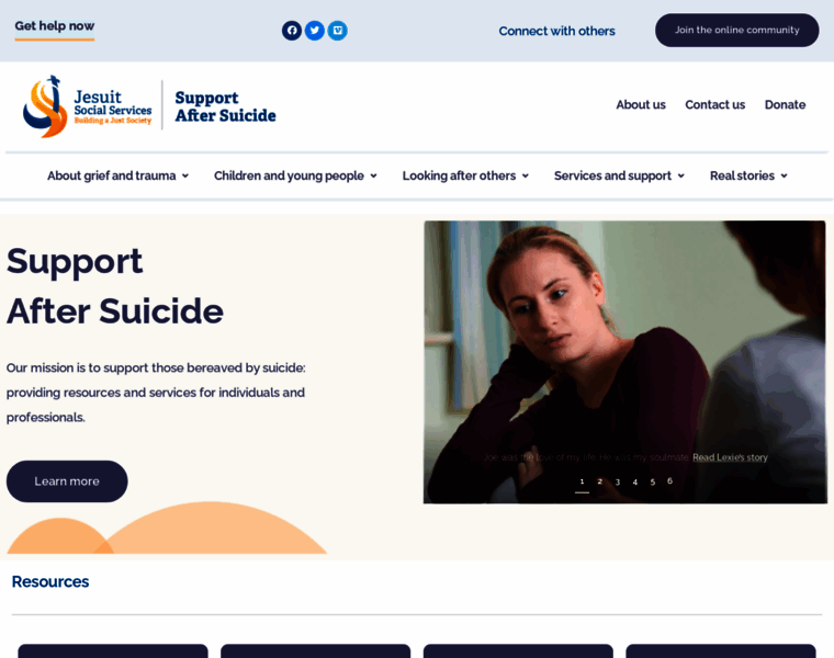 Supportaftersuicide.org.au thumbnail
