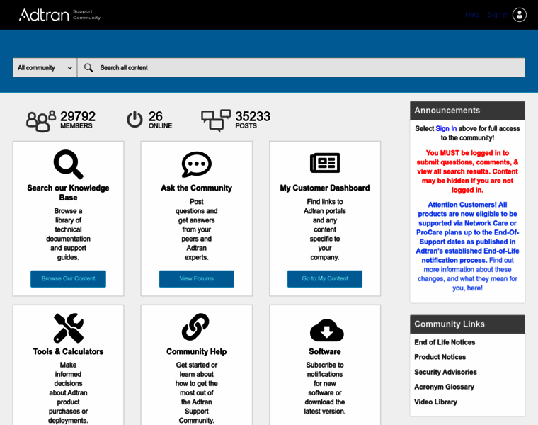 Supportcommunity.adtran.com thumbnail