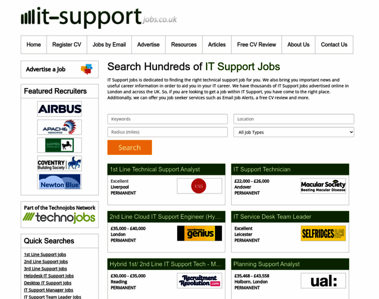 Supportjobs.co.uk thumbnail