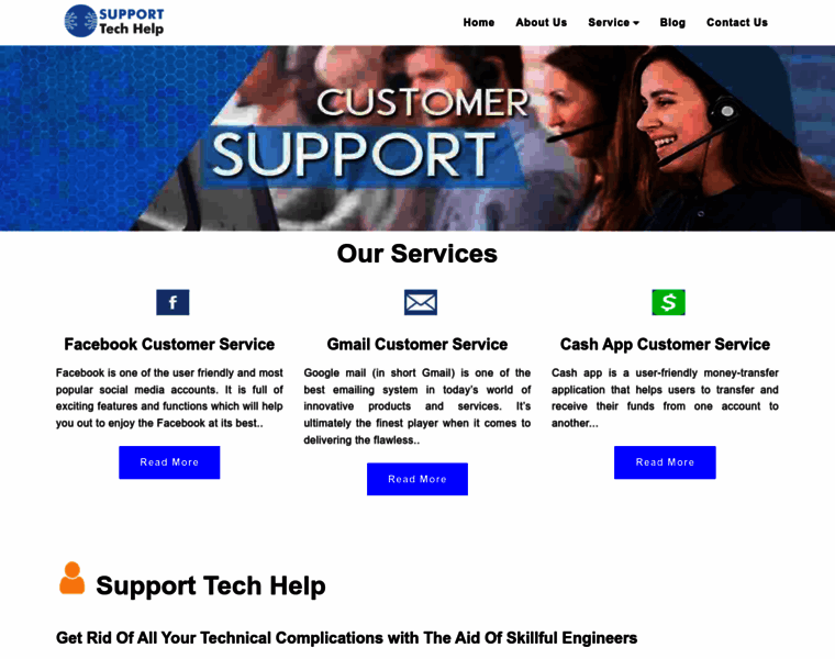 Supporttechhelp.com thumbnail