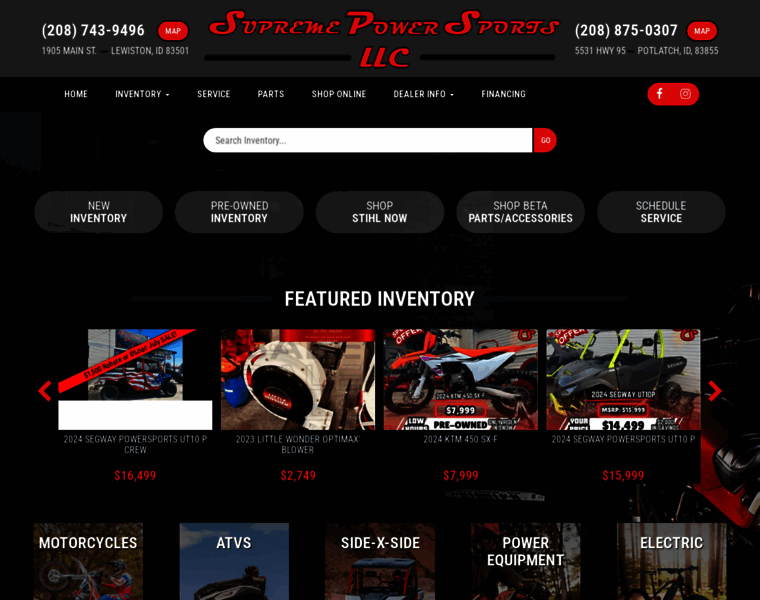 Supremepowersports.com thumbnail