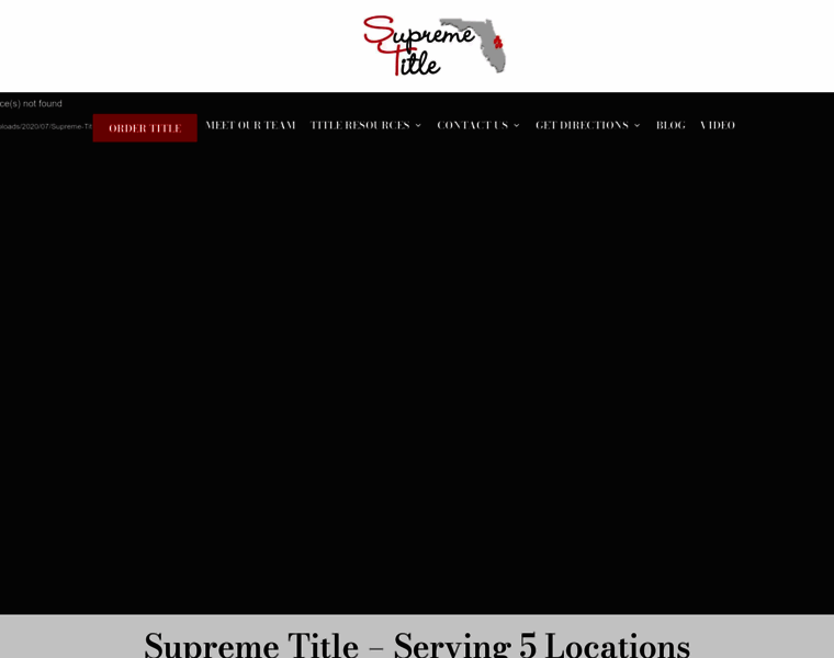 Supremetitlellc.com thumbnail