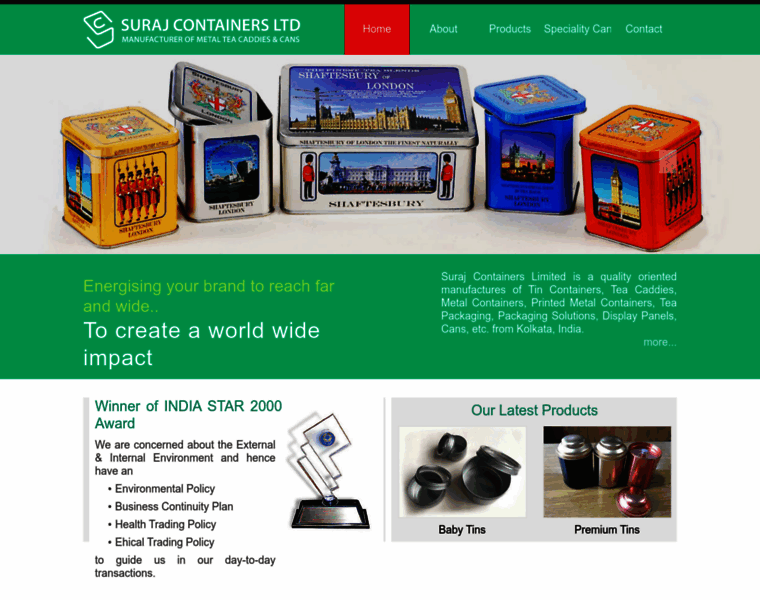 Surajcontainers.com thumbnail