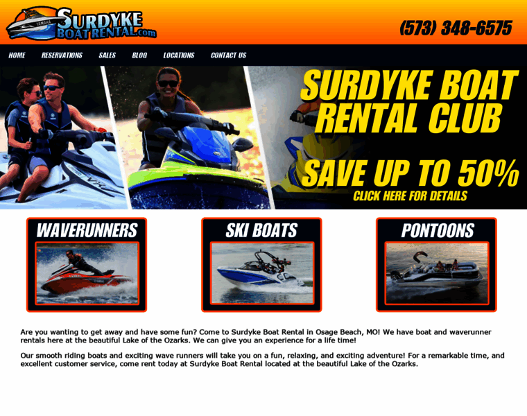 Surdykeboatrental.com thumbnail