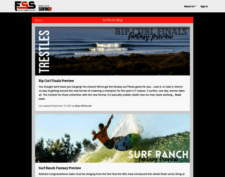 Surf-stats.com thumbnail