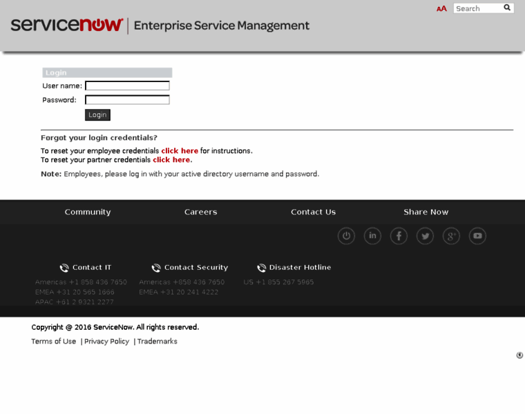 surf.service-now.com at WI. ServiceNow