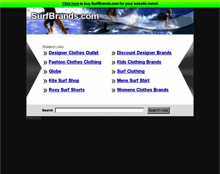 Surfbrands.com thumbnail