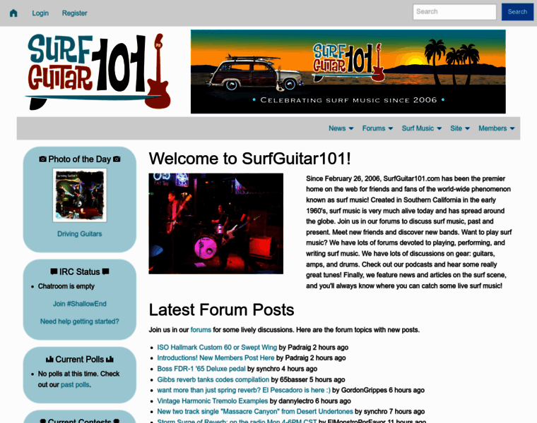 Surfguitar101.com thumbnail