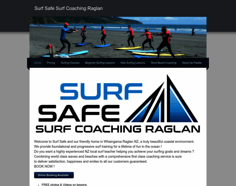 Surfsafecoachingraglan.co.nz thumbnail
