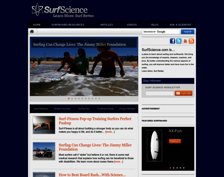 Surfscience.com thumbnail