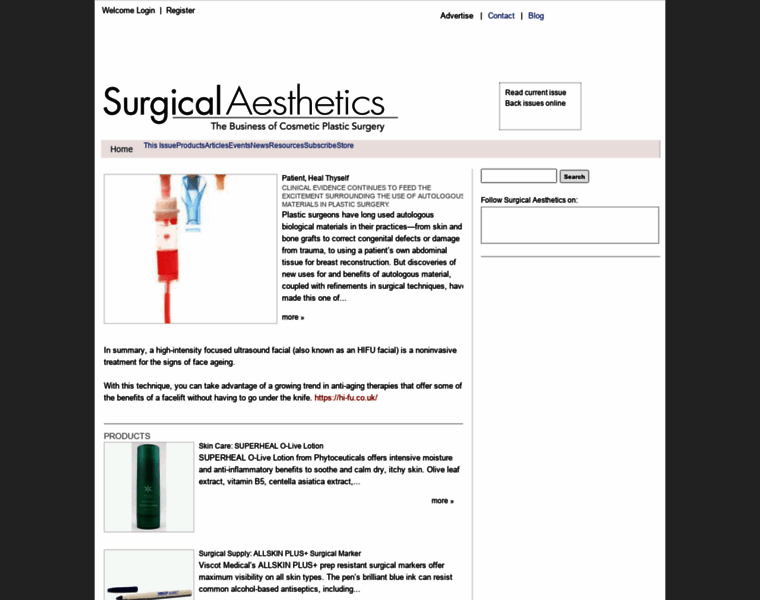 Surgicalaestheticsmag.com thumbnail