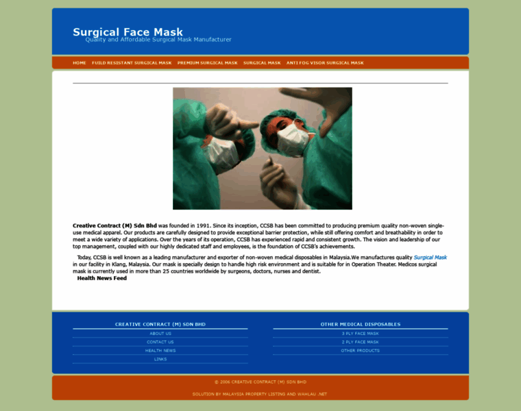 Surgicalmask.info thumbnail