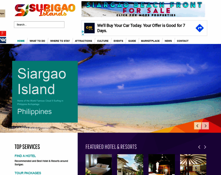 Surigaoislands.com thumbnail