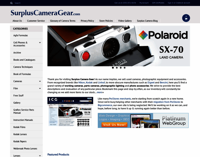 Surpluscameragear.com thumbnail Surpluscameragear.com thumbnail