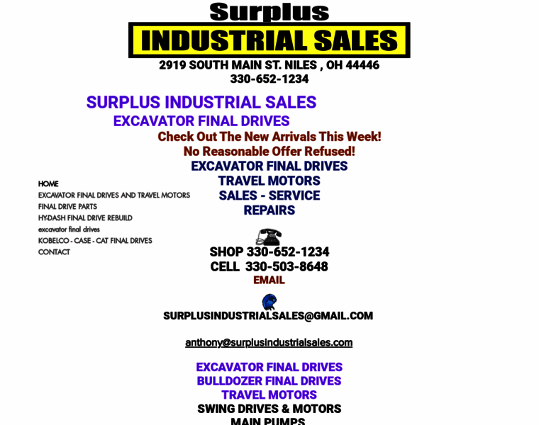 Surplusindustrialsales.com thumbnail