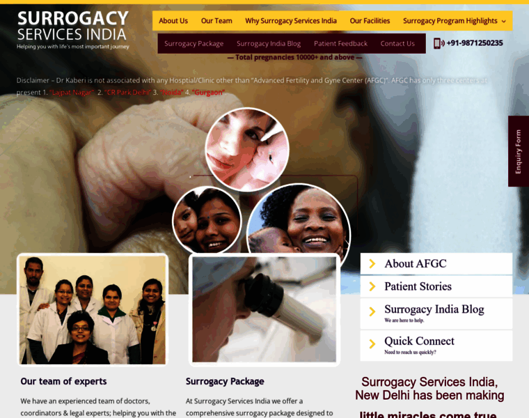 Surrogacyservices.net thumbnail