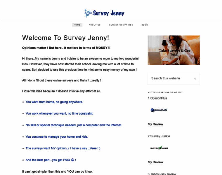 Surveyjenny.com thumbnail