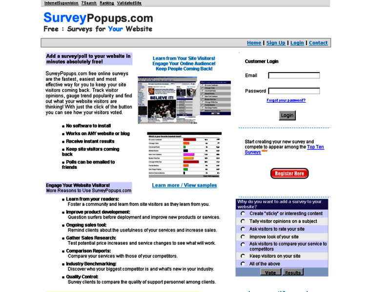 Surveypopups.com thumbnail