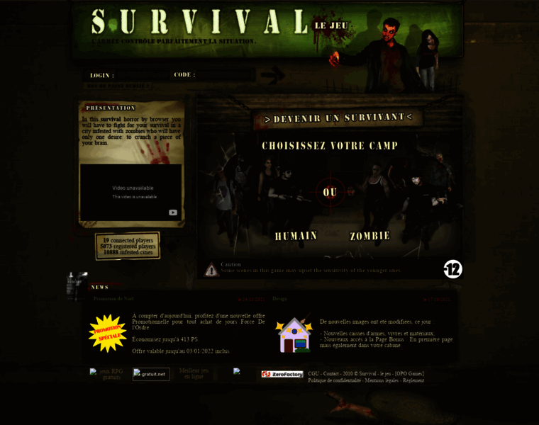 Survival-le-jeu.com thumbnail