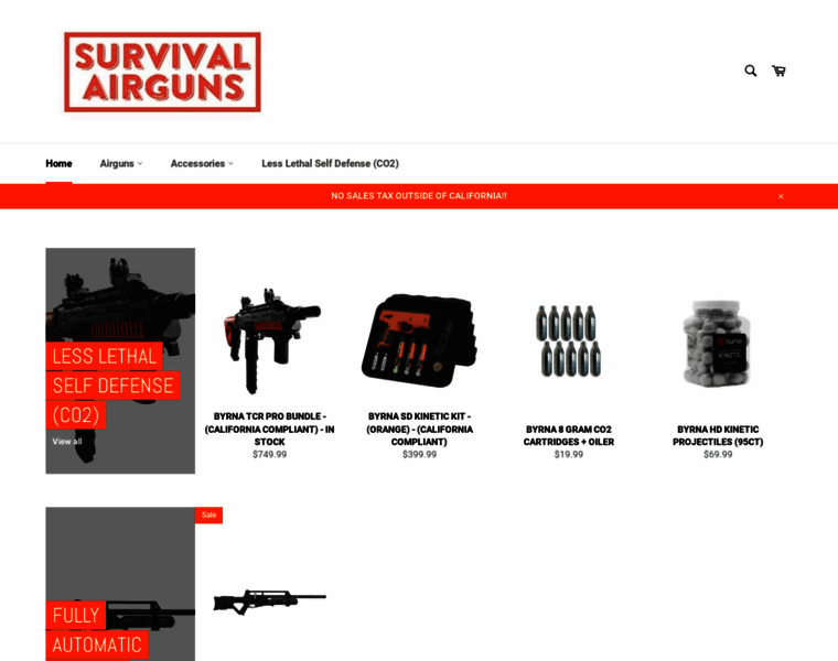 Survivalairguns.com thumbnail