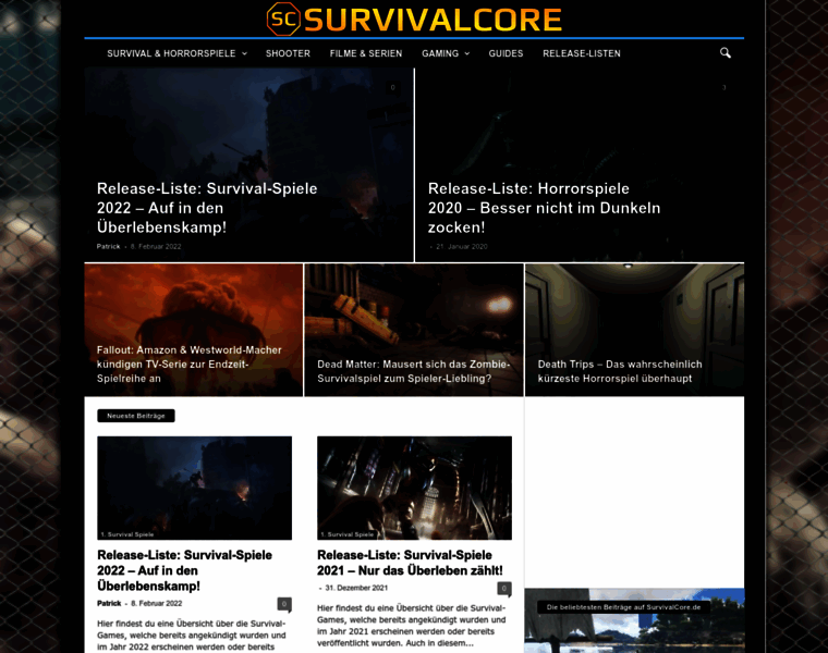 Survivalcore.de thumbnail