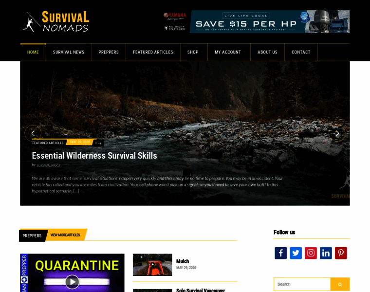 Survivalnomads.com thumbnail