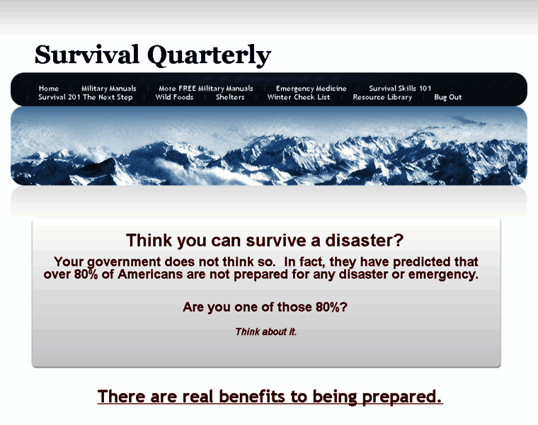 Survivalquarterly.com thumbnail