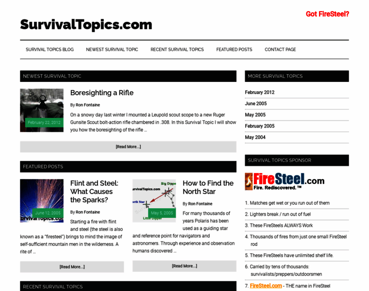 Survivaltopics.com thumbnail