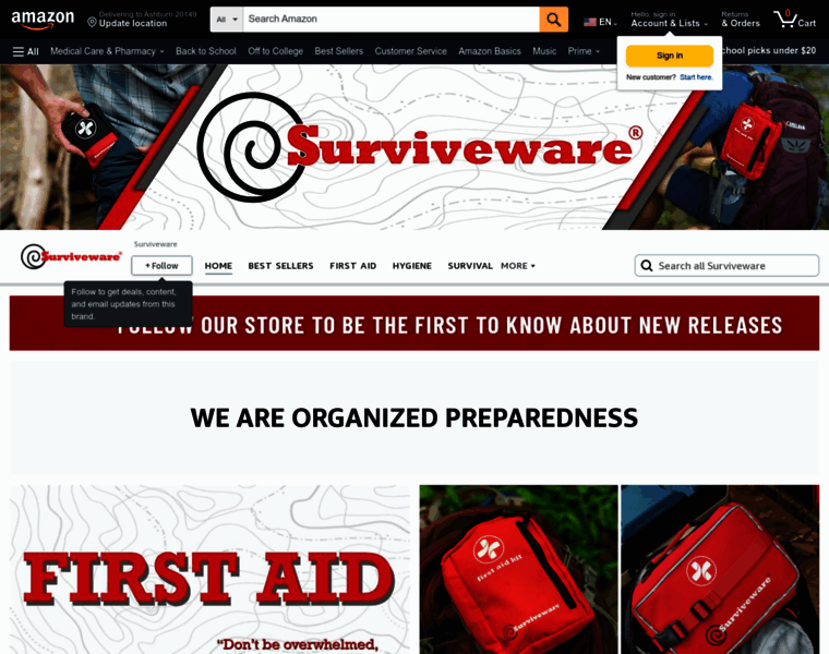 Surviveware.com thumbnail