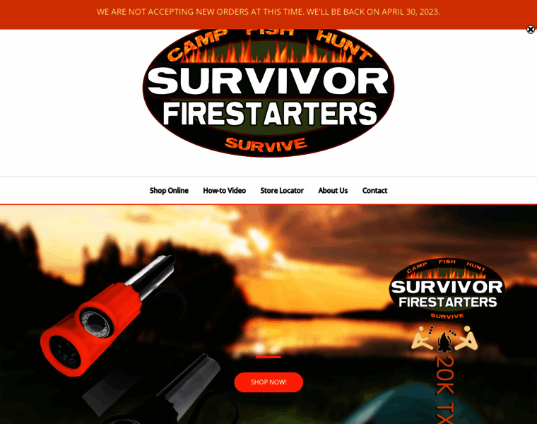 Survivorfirestarters.com thumbnail