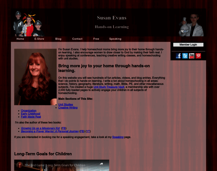 Susanevans.org thumbnail Susanevans.org thumbnail