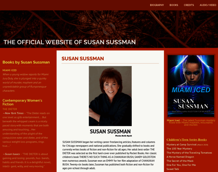 Susansussman.net thumbnail