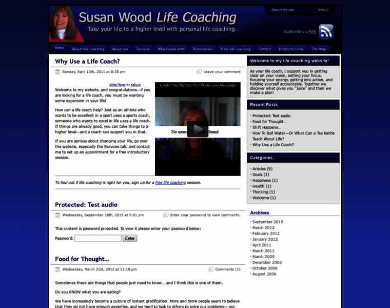 Susanwoodlifecoach.com thumbnail