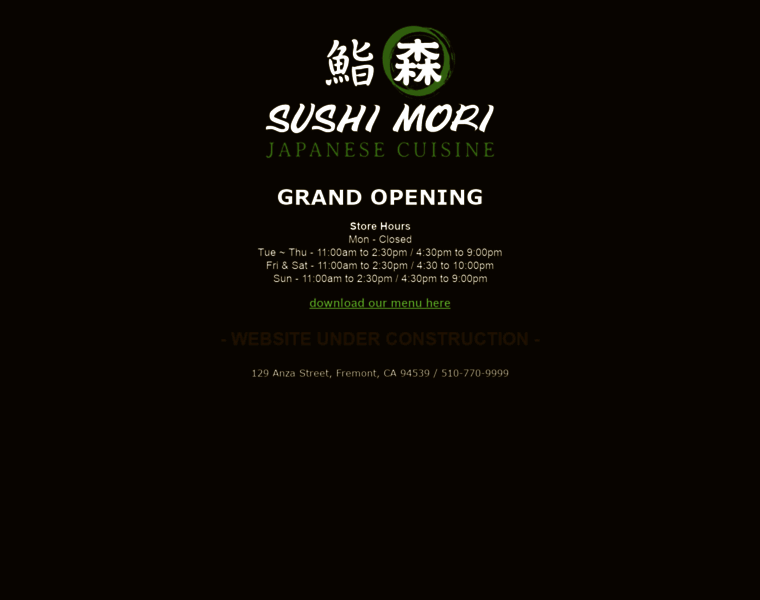 Sushi-mori.com thumbnail
