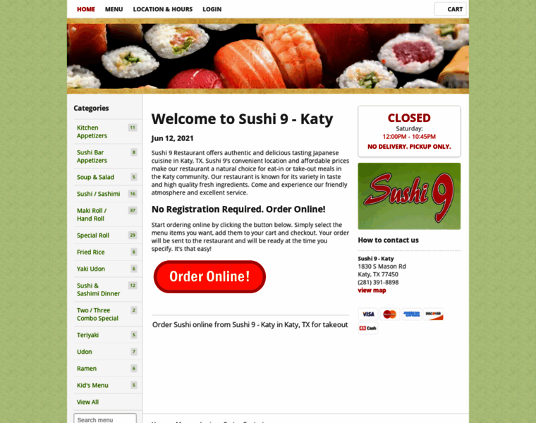 Sushi9katytx.com thumbnail