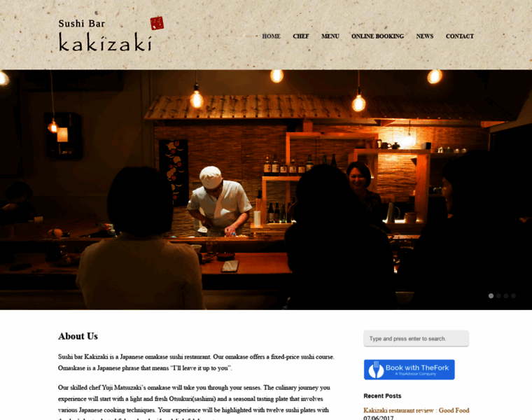 Sushibarkakizaki.com thumbnail